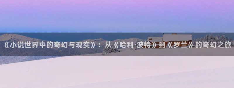 txt免费全本小说奇书网：《小说世界中的奇幻与现实》：从《哈利·波特》到《罗兰》的奇幻之旅